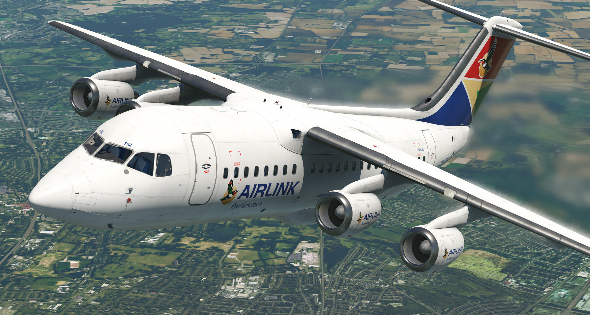 Atr 72 Flybe Guernsey To Jersey BAe 146 Professional XP11