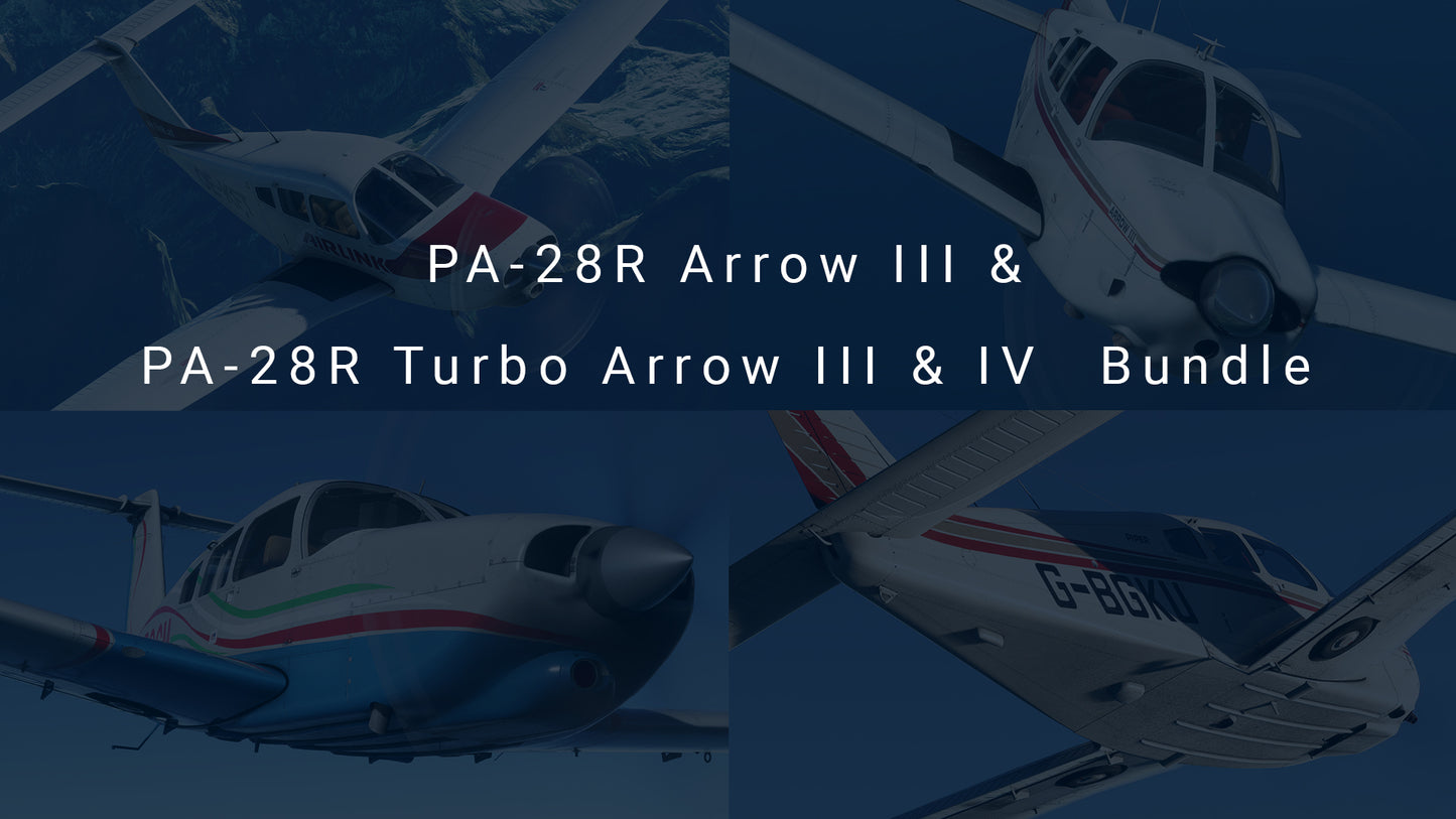 PA-28R Arrow III & Turbo Arrow III_IV BUNDLE (MSFS)