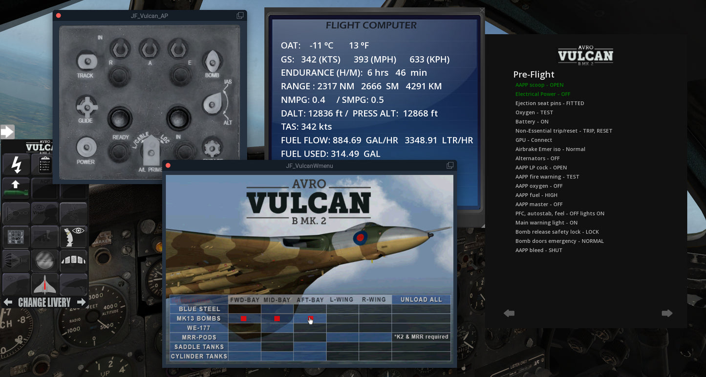 Avro Vulcan B MK.2, K.2 & MRR